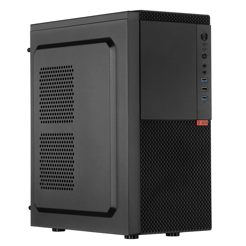 Комп’ютер персональний 2E Rational Intel i3-12100, 8Gb, F256GB, UMA, H610, 2E-E130, 500W, Win11P (2E-10104)